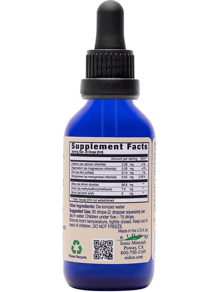 Eidon Ionic Minerals, Bone Support, Liquid Concentrate, 2 oz (60ml)