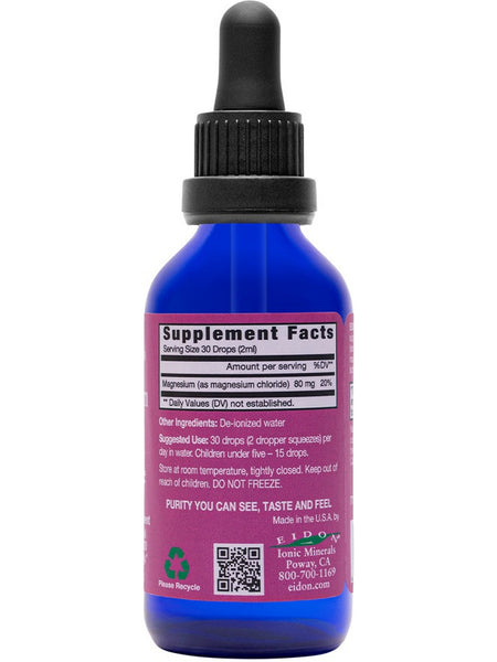 Eidon Ionic Minerals, Magnesium Liquid Concentrate, 2 oz (60ml)