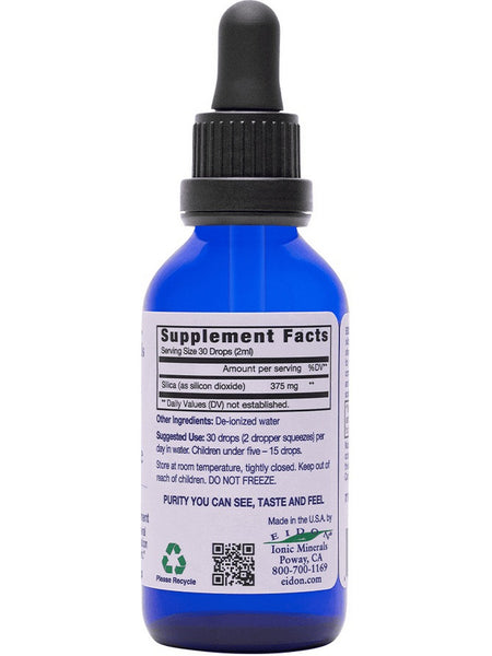 Eidon Ionic Minerals, Silica, Liquid Concentrate, 2 oz (60ml)