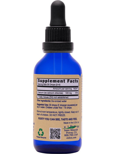 Eidon Ionic Minerals, Calcium, Liquid Concentrate, 2 oz (60ml)