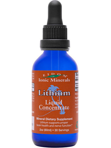 Eidon Ionic Minerals, Lithium, 2 oz (60ml)