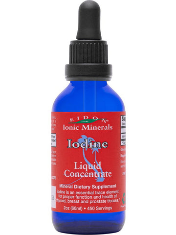 Eidon Ionic Minerals, Iodine, Liquid Concentrate, 2 oz (60ml)