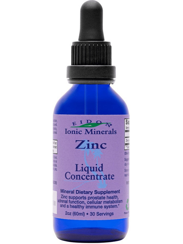 Eidon Ionic Minerals, Zinc, Liquid Concentrate, 2 oz (60ml)