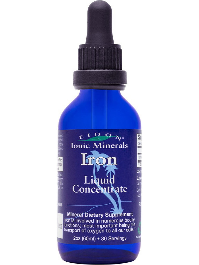 Eidon Ionic Minerals, Iron, 2 oz (60ml)