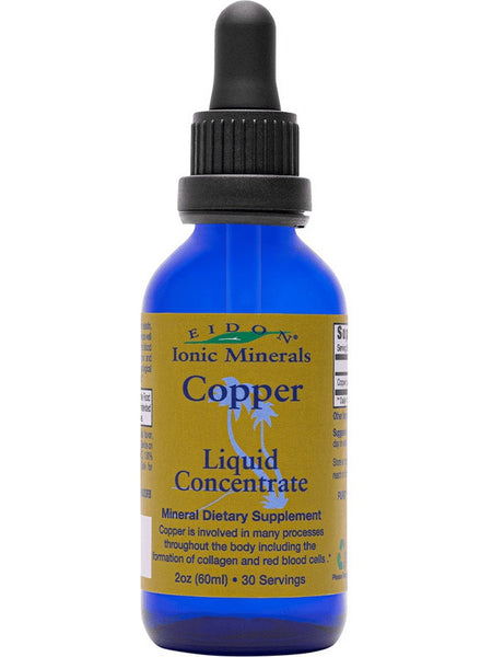 Eidon Ionic Minerals, Copper, Liquid Concentrate, 2 oz (60ml)