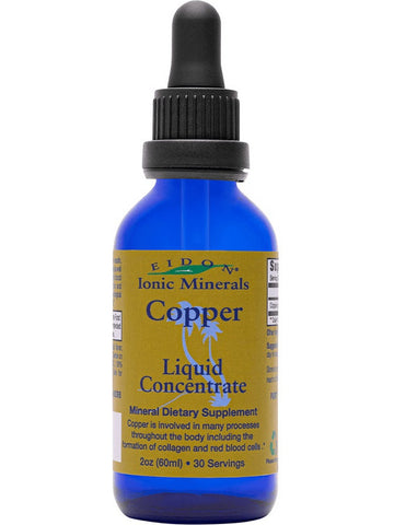 Eidon Ionic Minerals, Copper, Liquid Concentrate, 2 oz (60ml)