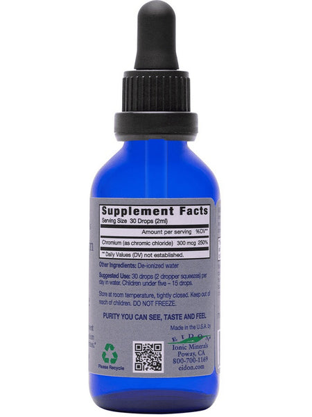 Eidon Ionic Minerals, Chromium, Liquid Concentrate, 2 oz (60ml)