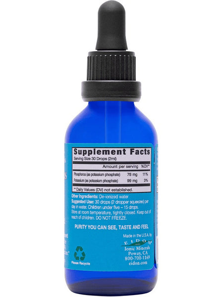 Eidon Ionic Minerals, Phosphorus, Liquid Concentrate, 2 oz (60ml)