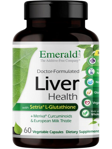 Emerald Labs, Liver Health, 60 Vegetable Capsules