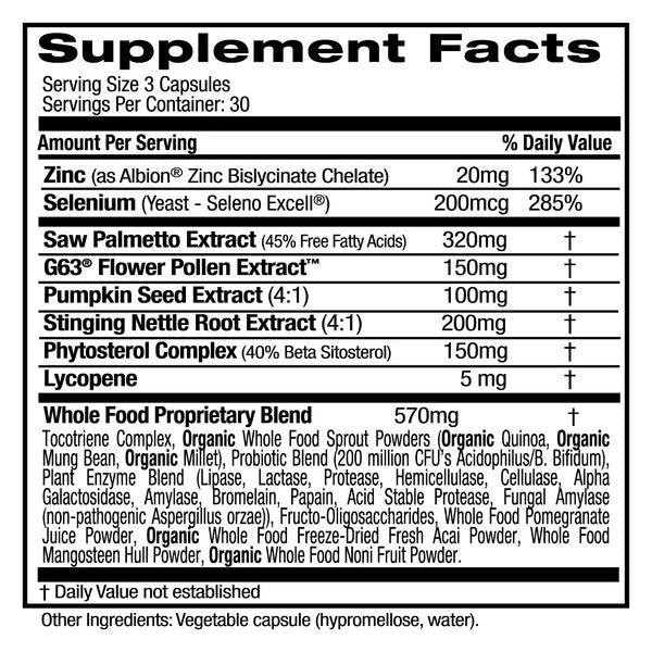 Emerald Labs, Prostate Health, 90 Vegetable Capsules