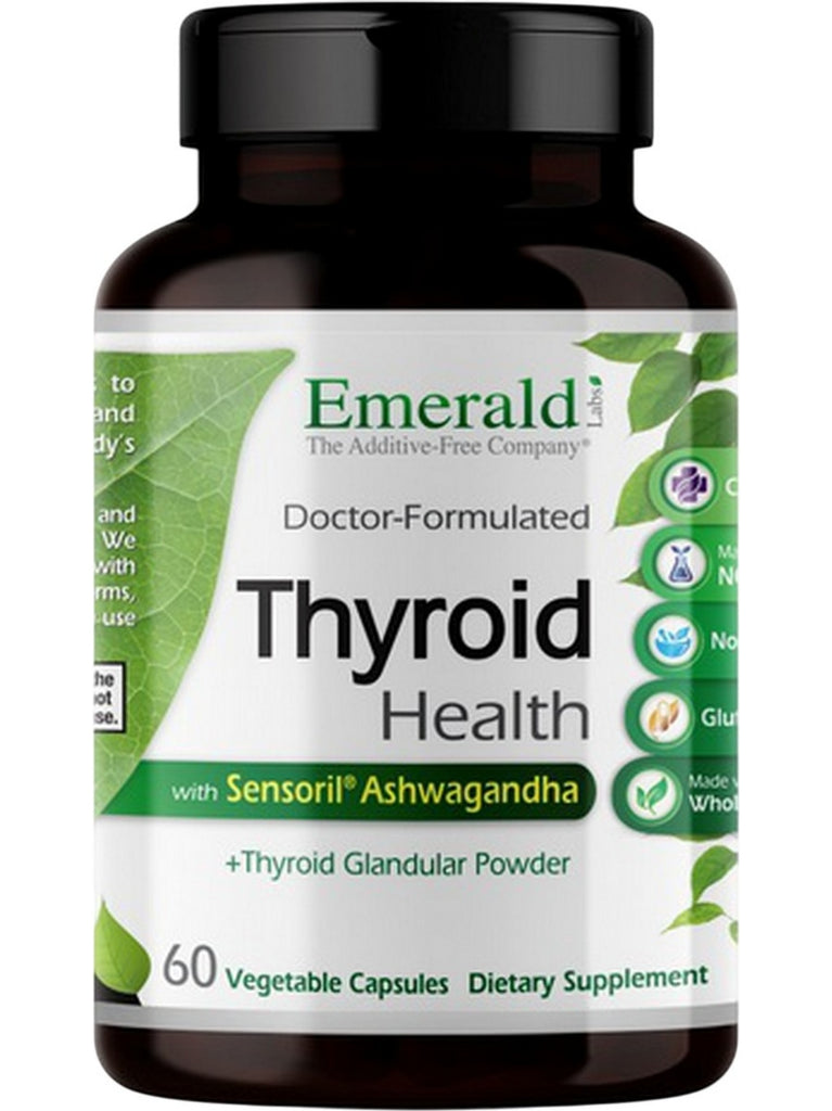 Emerald Labs, Thyroid Health, 60 Vegetable Capsules