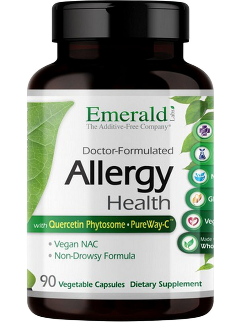 Emerald Labs, Allergy Health, 90 Vegetable Capsules