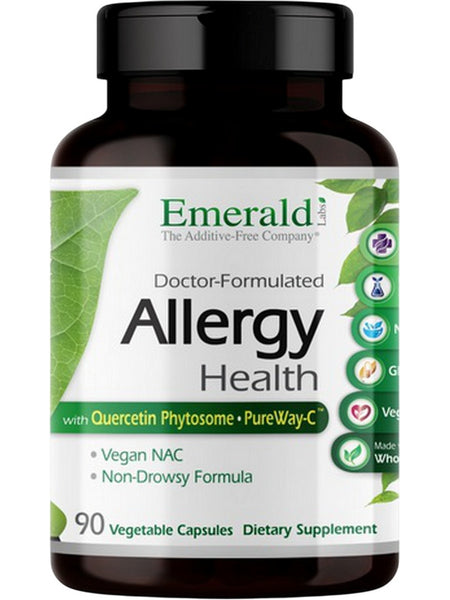 Emerald Labs, Allergy Health, 90 Vegetable Capsules
