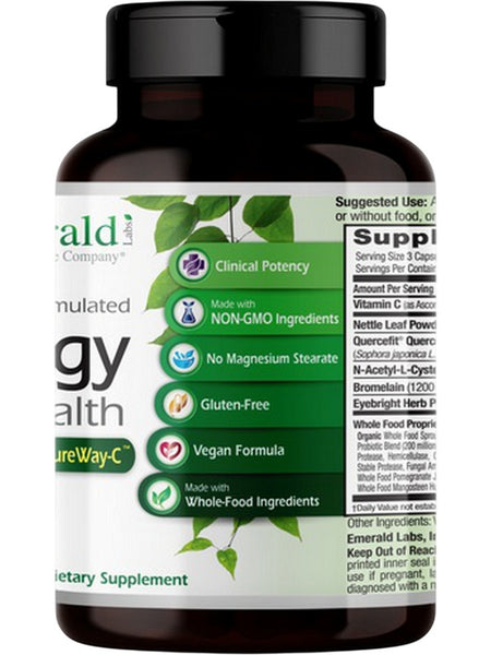 Emerald Labs, Allergy Health, 90 Vegetable Capsules