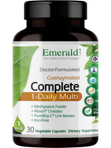 Emerald Labs, Complete 1-Daily Multi, 30 Vegetable Capsules