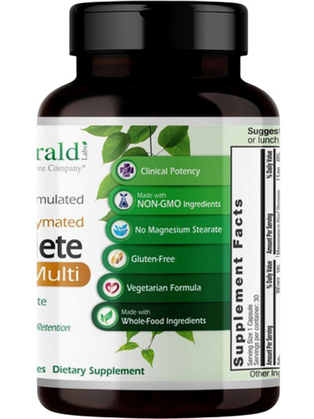 Emerald Labs, Complete 1-Daily Multi, 30 Vegetable Capsules