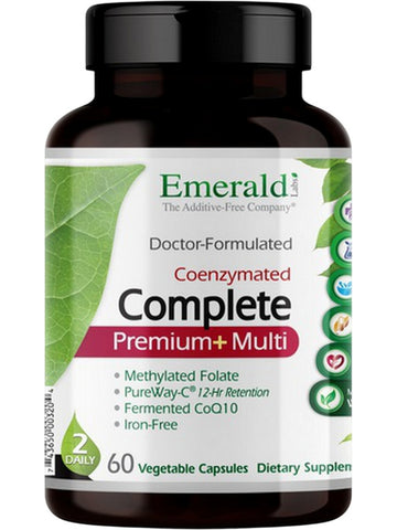 Emerald Labs, Complete Premium+ Multi, 60 Vegetable Capsules