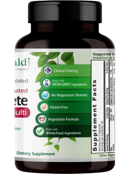 Emerald Labs, Complete Premium+ Multi, 60 Vegetable Capsules