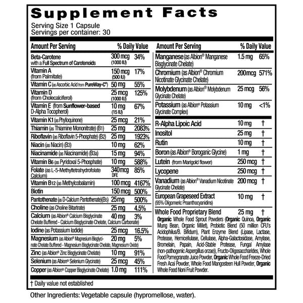Emerald Labs, Complete Premium+ Multi, 60 Vegetable Capsules
