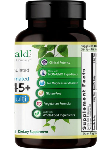 Emerald Labs, Men's 45+ Clinical+ Multi, 120 Vegetable Capsules