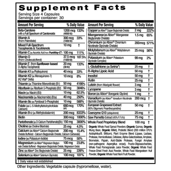 Emerald Labs, Men's 45+ Clinical+ Multi, 120 Vegetable Capsules