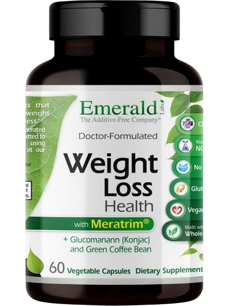 Emerald Labs, Weight Loss Health, 60 Vegetable Capsules