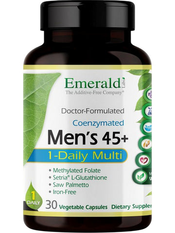 Emerald Labs, Men's 45+ 1-Daily Multi, 30 Vegetable Capsules