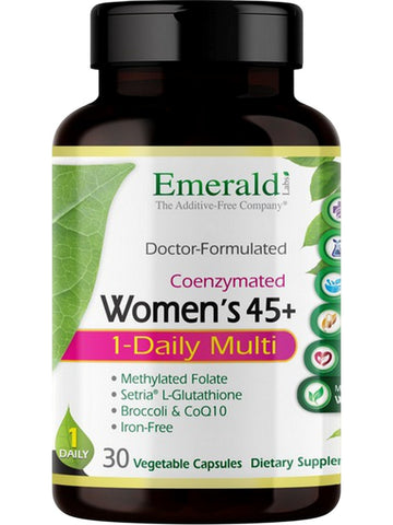 Emerald Labs, Women's 45+ 1-Daily Multi, 30 Vegetable Capsules