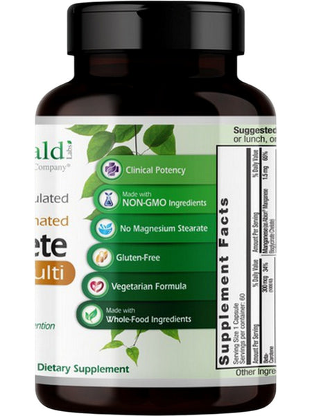 Emerald Labs, Complete 1-Daily Multi, 60 Vegetable Capsules