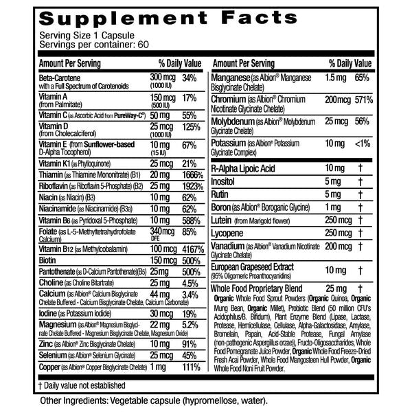 Emerald Labs, Women's 1-Daily Multi, 60 Vegetable Capsules