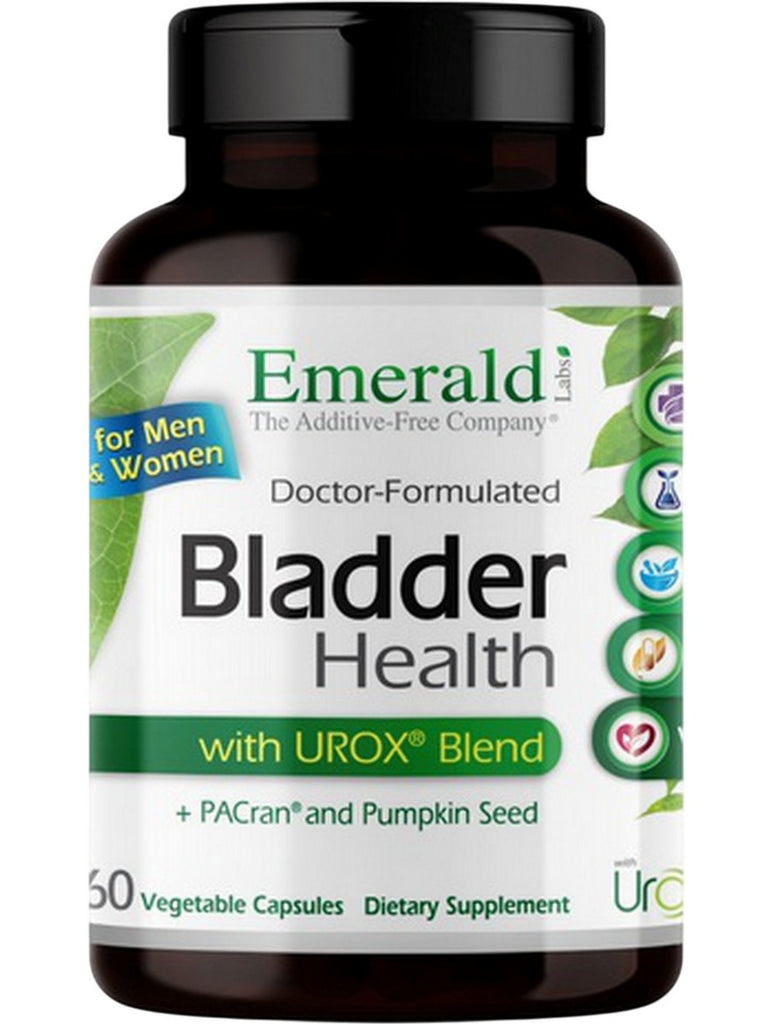 Emerald Labs, Bladder Health, 60 Vegetable Capsules