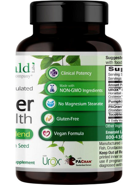 Emerald Labs, Bladder Health, 60 Vegetable Capsules