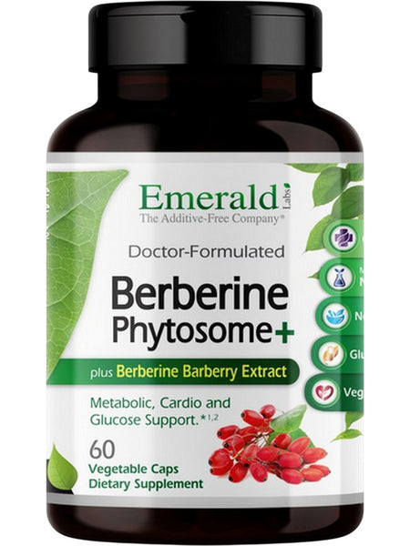 Emerald Labs, Berberine Phytosome+, 60 Vegetable Caps