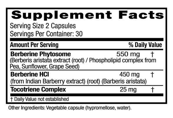 Emerald Labs, Berberine Phytosome+, 60 Vegetable Caps
