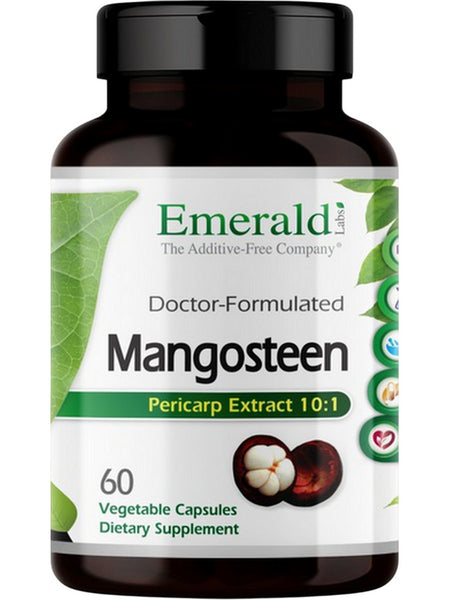 Emerald Labs, Mangosteen, 60 Vegetable Capsules