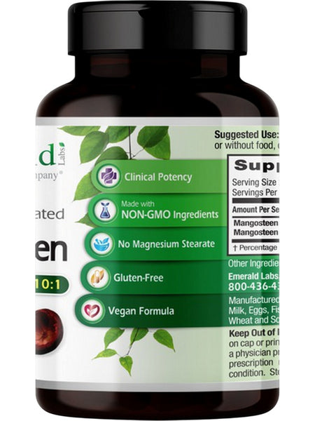 Emerald Labs, Mangosteen, 60 Vegetable Capsules