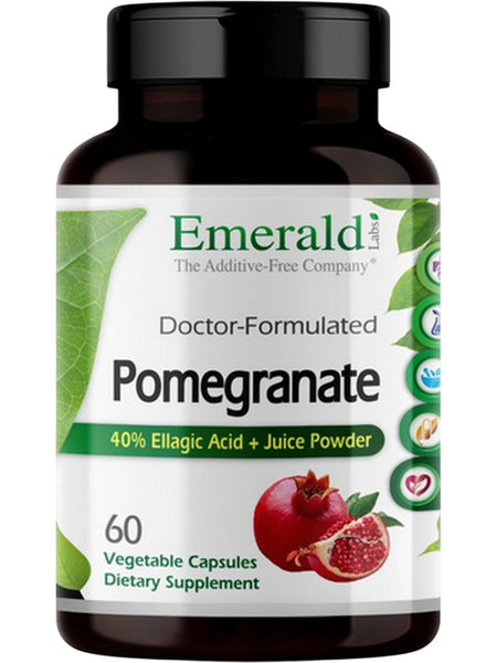 Emerald Labs, Pomegranate, 60 Vegetable Capsules