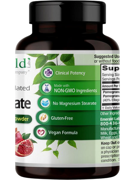 Emerald Labs, Pomegranate, 60 Vegetable Capsules