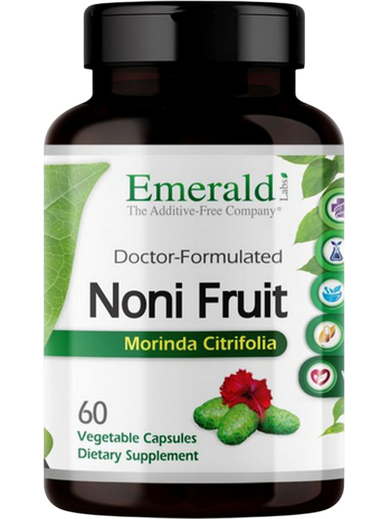 Emerald Labs, Noni Fruit, 60 Vegetable Capsules