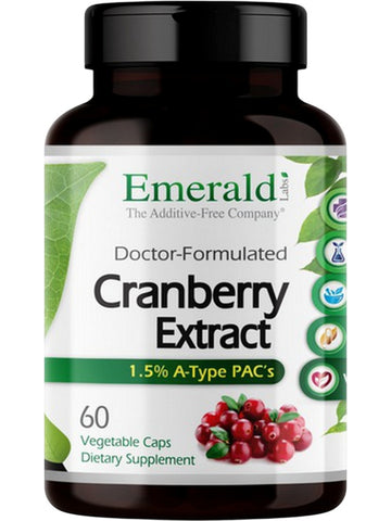 Emerald Labs, Cranberry Extract, 60 Vegetable Caps
