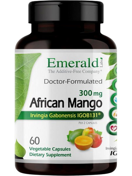 Emerald Labs, African Mango, 300 mg, 60 Vegetable Capsules