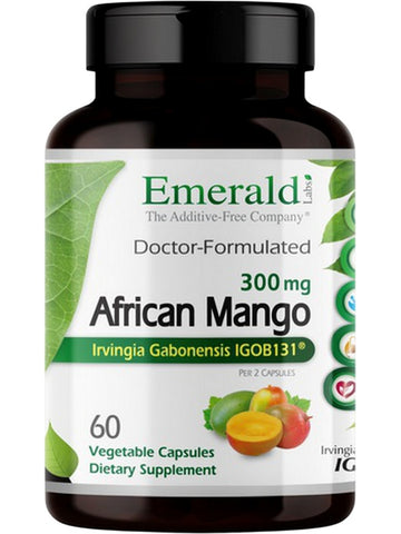 Emerald Labs, African Mango, 300 mg, 60 Vegetable Capsules