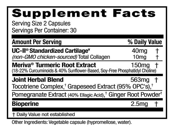 Emerald Labs, UC-II Joint Formula, 60 Vegetable Capsules