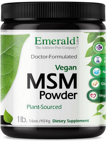 Emerald Labs, MSM Powder, 16 oz