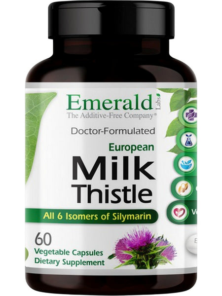 Emerald Labs, Milk Thistle, 60 Vegetable Capsules