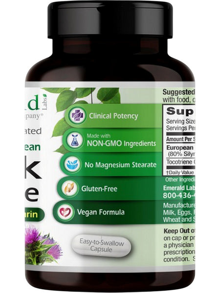 Emerald Labs, Milk Thistle, 60 Vegetable Capsules