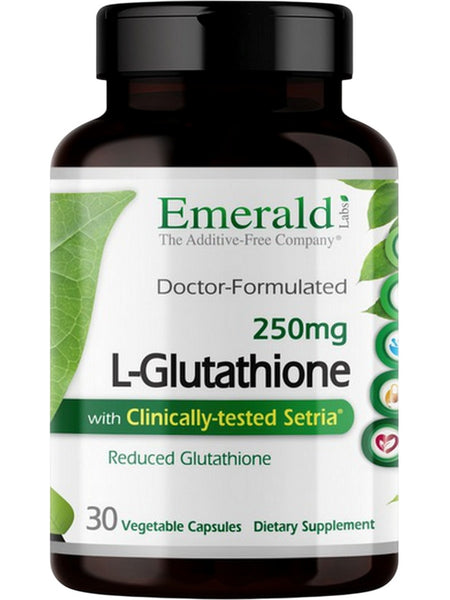 Emerald Labs, L-Glutathione, 250mg, 30 Vegetable Capsules