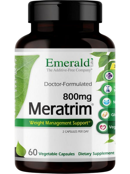 Emerald Labs, Meratrim, 800mg, 60 Vegetable Capsules