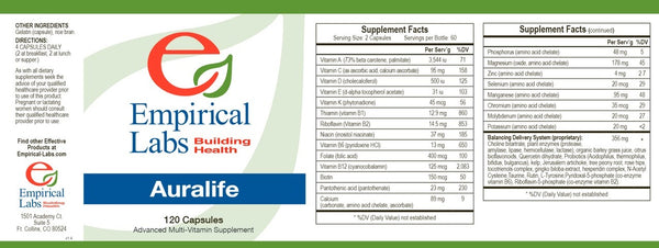 Empirical Labs, Auralife, 120 Capsules