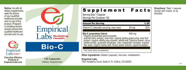 Empirical Labs, Bio-C, 120 Capsules